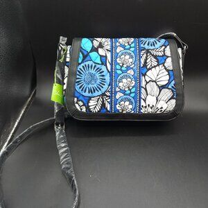 Vera Bradley Crosstown Crossbody Blue Bayou Black - NWT - 13572-159481